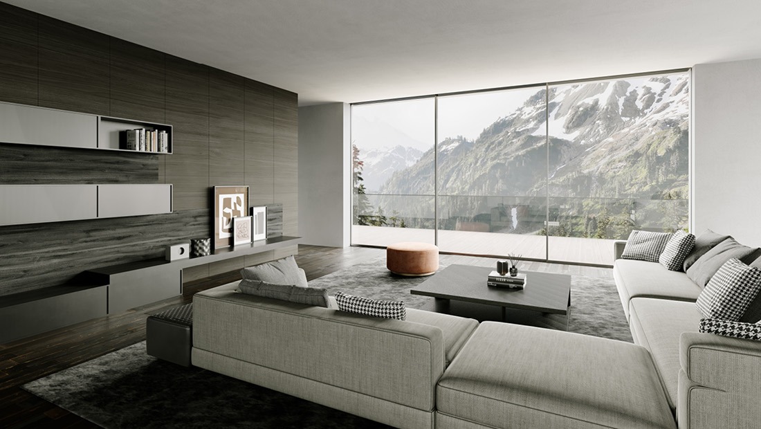 EDGE_s Multi-Slide Pocket Corner Door