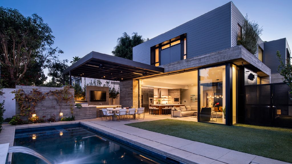 Series 4070-T Multi-Slide Pocket Door - Open