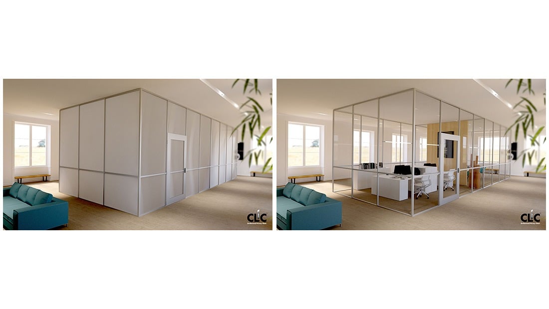 CLiC Glass in an interior application