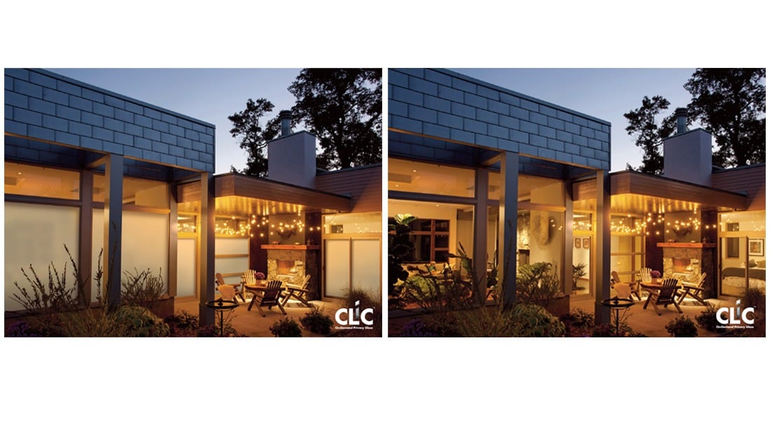 CLiC Glass in an exterior application