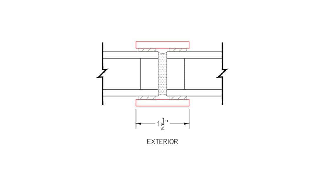 Glazed-to-Frame window butt glazing seam cap